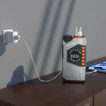 پاوربانک 10000 و کمپرسور باد و جامپ استارتر خودرو پرودو Porodo PBA10 Voltboost 3in1 Jump & Power & Inflator - Image 5