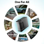 پمپ باد شارژی شیائومی Xiaomi QWCQB002 Hoto Air Pump Master - Image 5