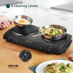 اجاق گاز دو شعله برقی کمپینگ گرین لاین Green Lion GNESDOUB43 Stove Double Hot Plate - Image 4