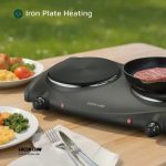 اجاق گاز دو شعله برقی کمپینگ گرین لاین Green Lion GNESDOUB43 Stove Double Hot Plate - Image 5
