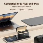 میکروفون یقه‌ای بی‌سیم تلسین Telesin P5-MCP-01 Lavalier Microphone - Image 4