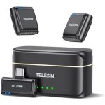 میکروفون یقه‌ای بی‌سیم تلسین Telesin P5-MCP-01 Lavalier Microphone - Image 6