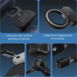 دسته شاتر چندمنظوره موبایل تلسین Telesin P5-MP-001 Fun Shot Magnetic Grip2 - Image 7
