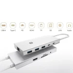 هاب 10 پورت USB-C شیائومی Xiaomi XMTIO01YM 10in1 USB-C Hub - Image 3