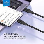 کابل شارژ تایپ سی به تایپ سی بریو Brave BDC-46 C To C Braided Cable - Image 3