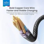 کابل شارژ تایپ سی به تایپ سی بریو Brave BDC-46 C To C Braided Cable - Image 4