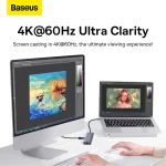 هاب تایپ سی 6 پورت بیسوس Baseus BS-OH111 Hub 6-Port C - Image 9