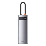 هاب 8 پورت بیسوس Baseus CAHUB-CV0G HUB 8in1 Gleam Metal - Image 12
