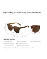 عینک آفتابی تاشو شیائومی Xiaomi Mijia folding polarized sunglasses MJTA01LM - Image 5